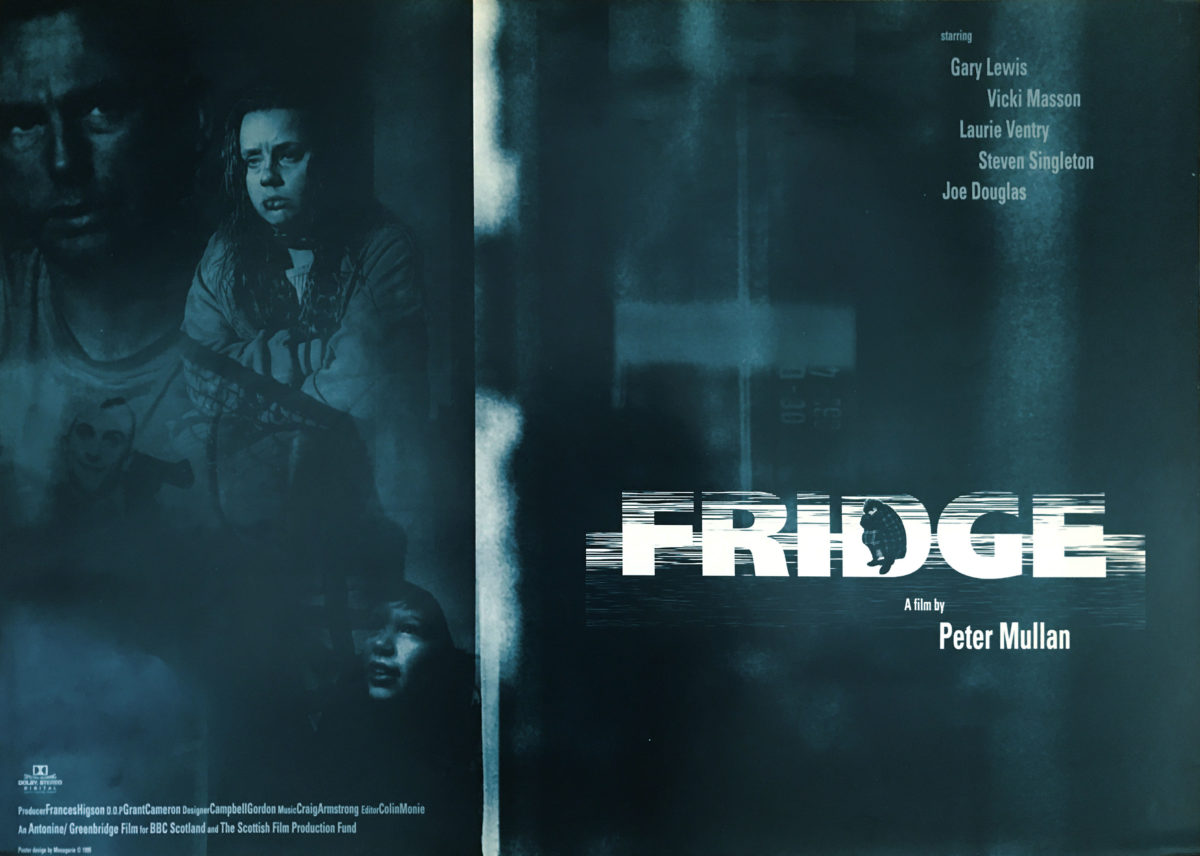 Fridge Film Poster Design for Peter Mullan Maas Creative Services